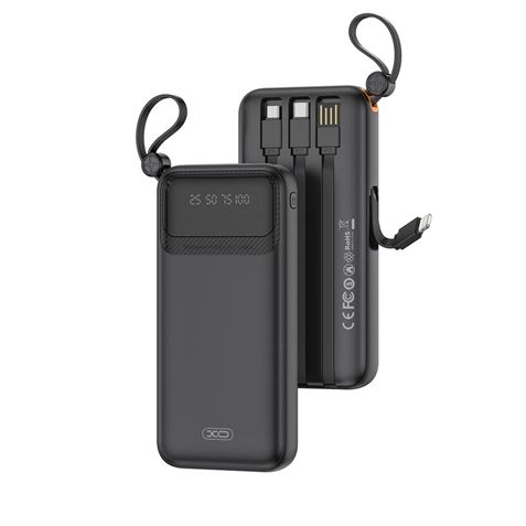 POWERBANK 10000MAH 3 SALIDAS NEGRO PR278 XO - Imagen 3