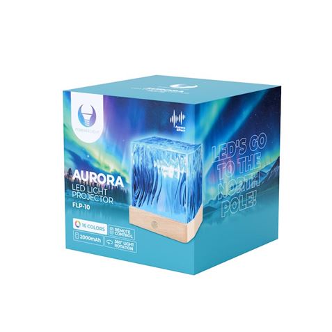 LAMPARA PROYECTOR CON LUZ EFECTO AURA 16 COLORES Y MANDO A DISTANCIA - Imagen 3