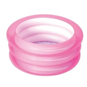 PISCINA INFANTIL INFLABLE TRIPLE ANILLO ROSA BESTWAY