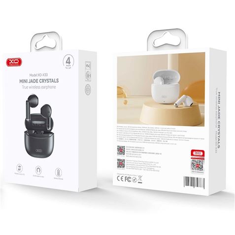 AURICULARES BLUETOOTH TWS X33 NEGRO XO - Imagen 2