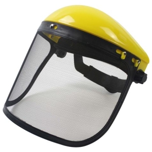VISERA DE PROTECCION FACIAL METALICA AMARILLA SEPARADA MADER
