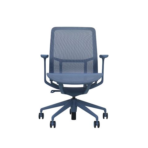 SILLA OFICINA GAMA SENSE ELEGANCE AZUL CROMAD