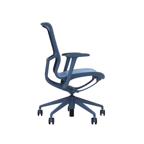 SILLA OFICINA GAMA SENSE ELEGANCE AZUL CROMAD - Imagen 3