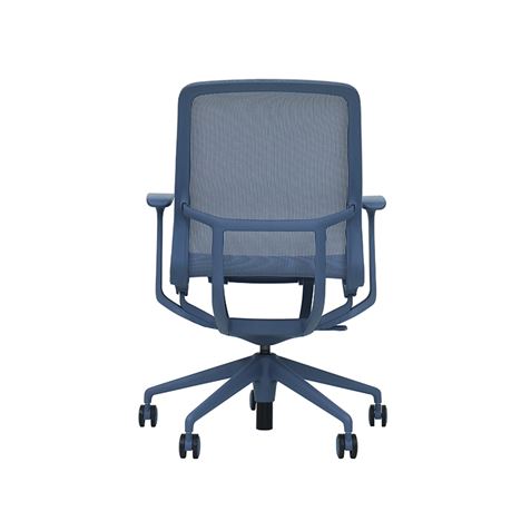 SILLA OFICINA GAMA SENSE ELEGANCE AZUL CROMAD - Imagen 5