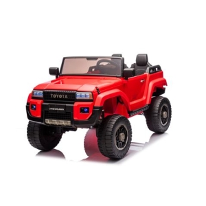 COCHE INFANTIL A BATERIA CON CONTROL REMOTO TOYOTA LC250 ROJO