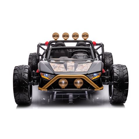 COCHE INFANTIL A BATERIA CON CONTROL REMOTO BUGGY BLACK GOLD - Imagen 2
