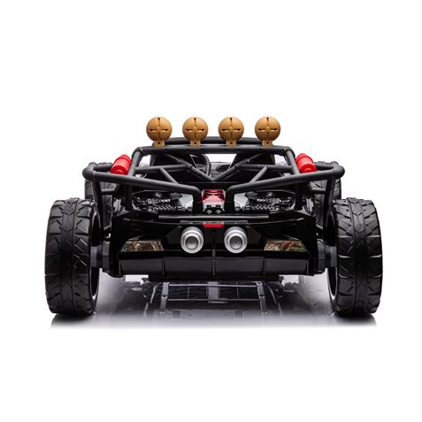 COCHE INFANTIL A BATERIA CON CONTROL REMOTO BUGGY BLACK GOLD - Imagen 5