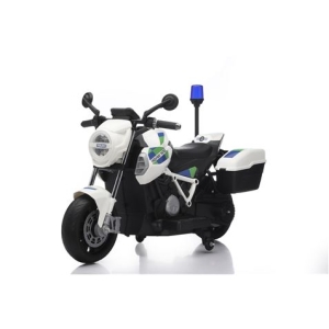 MOTO DE POLICIA INFANTIL A BATERIA CON RUEDINES