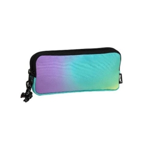 ESTUCHE ESCOLAR 3 COMPARTIMENTOS 22X11X6.5 TURQUESA MILAN