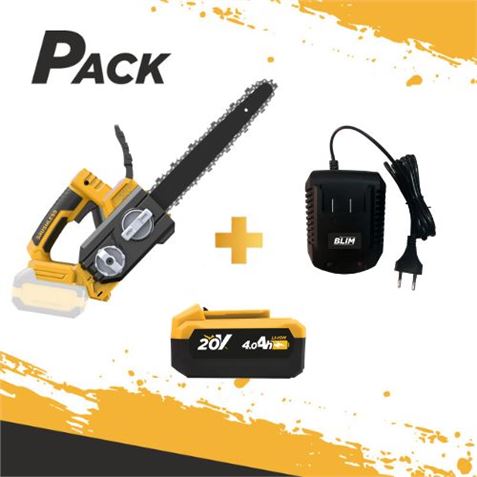 SIERRA DE PODA 12" + BATERÍA 4AH + CARGADOR BLIM