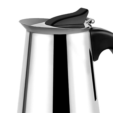 CAFETERA ESPRESSO ITALIANA DE ACERO INOXIDABLE 2 TAZAS MUVIP - Imagen 2