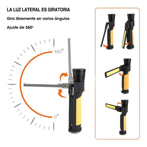 LINTERNA DE TRABAJO + POWERBANK FLASHLIGHT ELBAT - Imagen 5