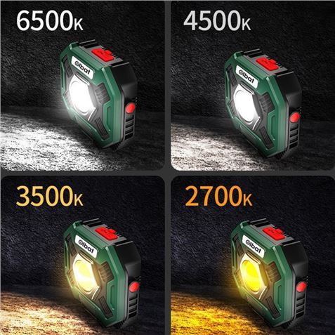 FOCO LED MULTIFUNCIÓN RECARGABLE 20W 2000LM LUZ FRIA ELBAT - Imagen 5