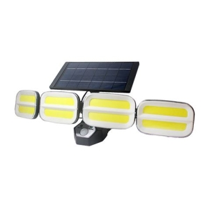 FOCO SOLAR CUÁDRUPLE CON SENSOR 800LM ELBAT