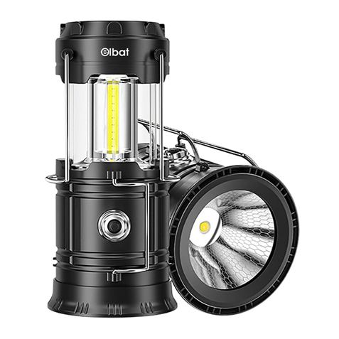 LINTERNA LED CAMPING 2 EN 1 CON GANCHO 280LM ELBAT - Imagen 2