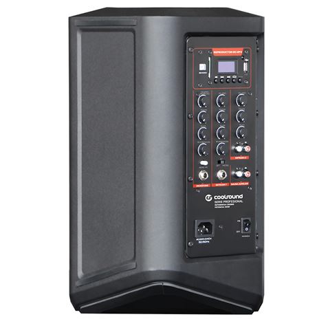 ALTAVOZ AUTOAMPLIFICADO PRO600 8" 500W CON BATERÍA + 2 MICROS SERIE PRO - Imagen 2