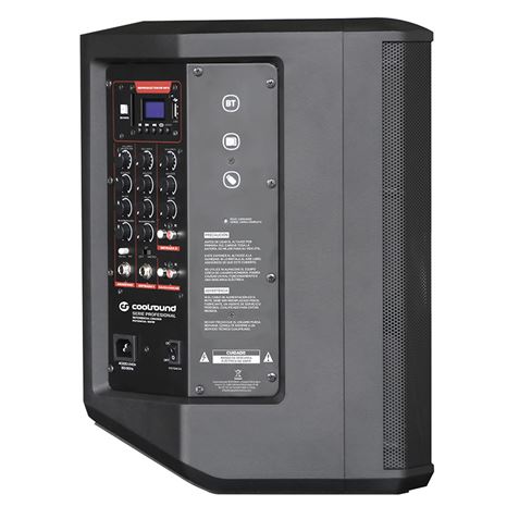ALTAVOZ AUTOAMPLIFICADO PRO600 8" 500W CON BATERÍA + 2 MICROS SERIE PRO - Imagen 3