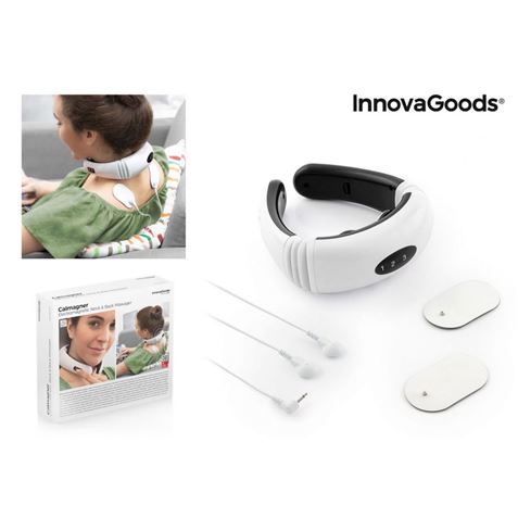 MASAJEADOR DE CUELLO Y ESPALDA ELECTROMAGNETICO INNOVAGOODS - Imagen 4