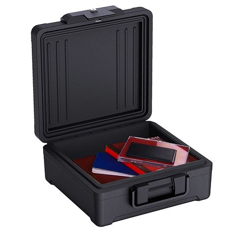 CAJA FUERTE FIREBOX M1 RESISTENTE FUEGO Y AGUA 170X390X365MM CROMAD - Imagen 4
