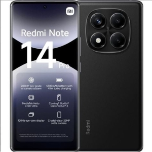 SMARTPHONE REDMI NOTE 14 PRO 6.67" | 8GB | 256GB | 200MPX NEGRO XIAOMI