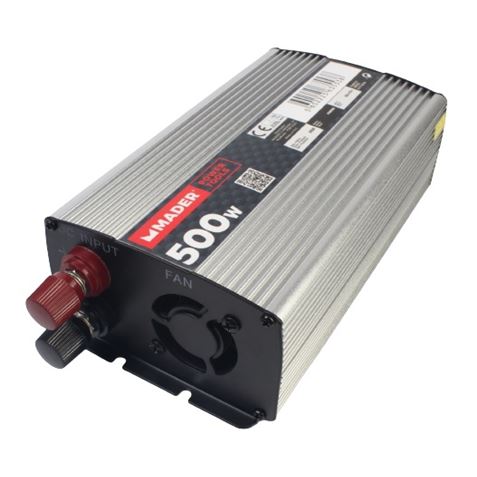 INVERSOR DE CORRIENTE 500W. 12V. MADER - Imagen 2
