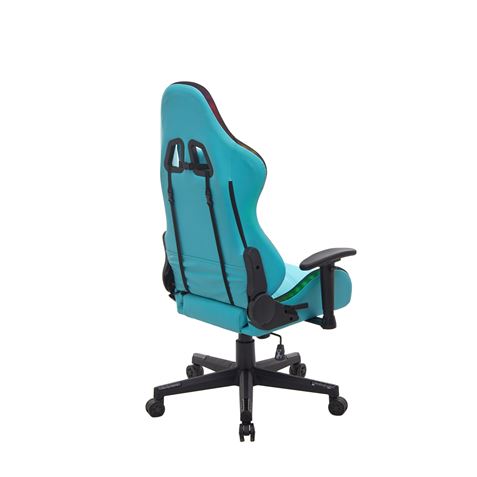 SILLA GAMING RGB SERIE FENRIR VERDE CROMAD - Imagen 3