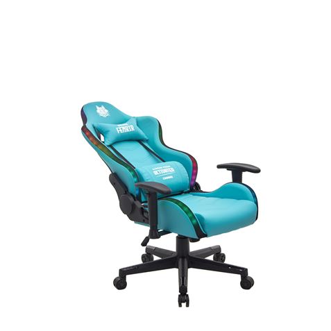 SILLA GAMING RGB SERIE FENRIR VERDE CROMAD - Imagen 5