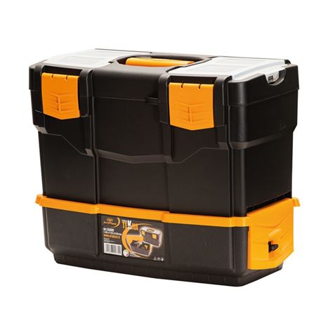 CAJA DE HERRAMIENTAS 420×220×340MM CON ORGANIZADORES Y BANDEJA ARTPLAST