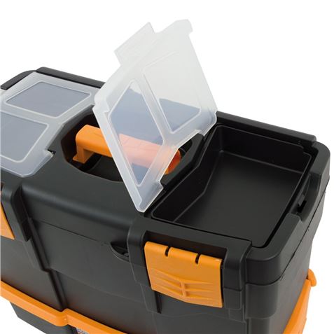 CAJA DE HERRAMIENTAS 420×220×340MM CON ORGANIZADORES Y BANDEJA ARTPLAST - Imagen 5
