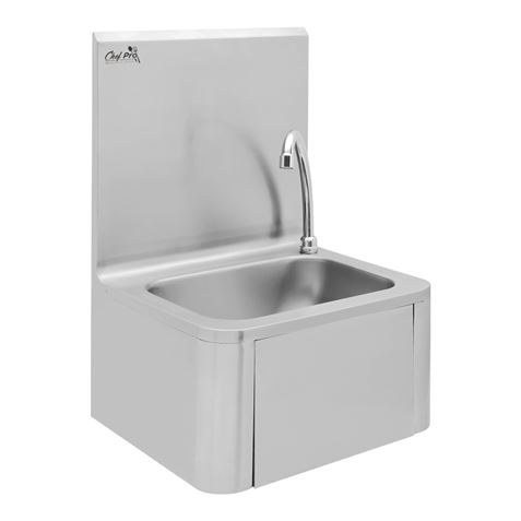 FREGADERO MURAL ACERO INOX PROFESIONAL CON GRIFO Y DISPENSADOR CHEF PRO - Imagen 3