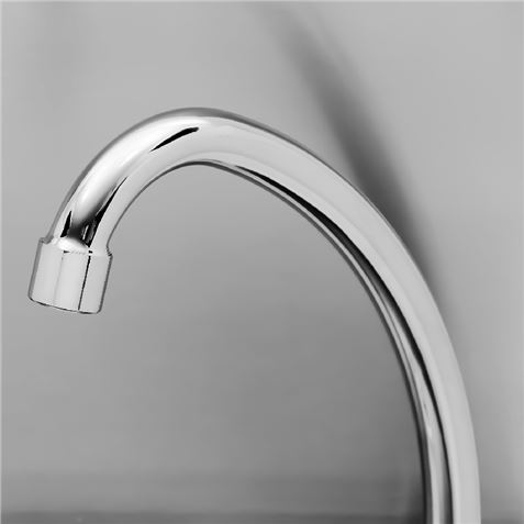 FREGADERO MURAL ACERO INOX PROFESIONAL CON GRIFO Y DISPENSADOR CHEF PRO - Imagen 5