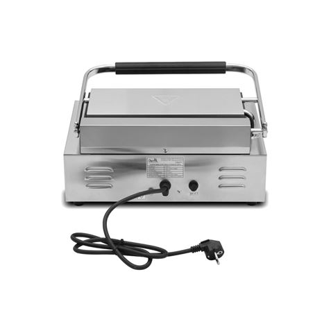 SANDWICHERA INDUSTRIAL SUPERFICIE MIXTA (RAYADA + LISA) 2200W CHEF PRO - Imagen 4