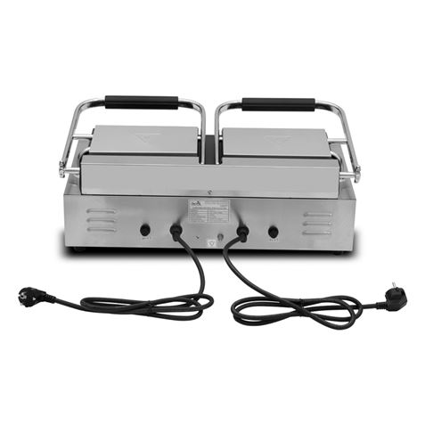 SANDWICHERA INDUSTRIAL DOBLE PLACAS LISAS 3600W CHEF PRO - Imagen 5
