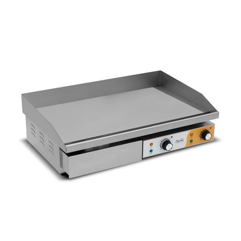 PLANCHA ELÉCTRICA PROFESIONAL SUPERFICIE LISA 4400W CHEF PRO - Imagen 3