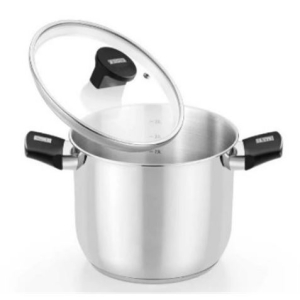 OLLA DE ACERO INOX CON TAPA DE CRISTAL 20CM ELITE MONIX