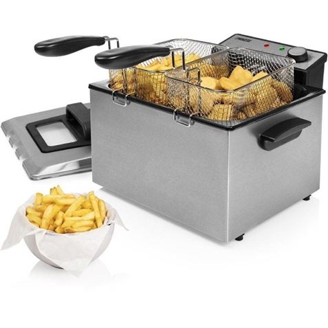FREIDORA ACERO INOX 5 LITROS 3270W PRINCESS - Imagen 3