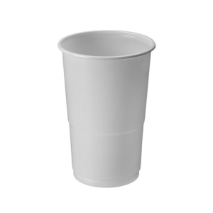 PACK 50 VASOS PLASTICOS BLANCO 250CC ALGON