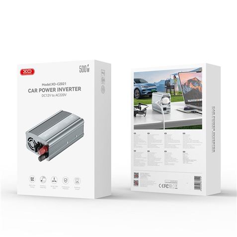 INVERSOR 12V A 220V 500W CZ021 XO - Imagen 2