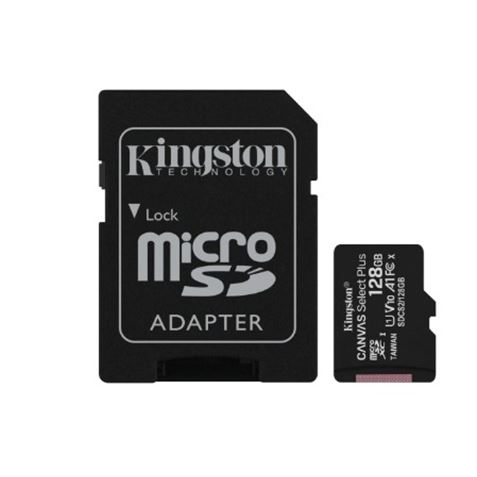 MEMORIA MICRO SD KINGSTON CLASE 10 128GB 100MB/S