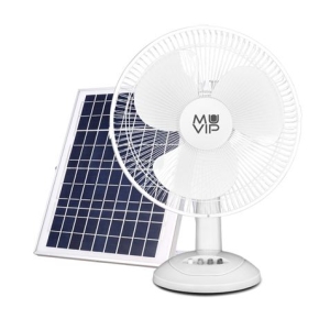 VENTILADOR DE SOBREMESA SOLAR 12" 15W 8800MAH MUVIP