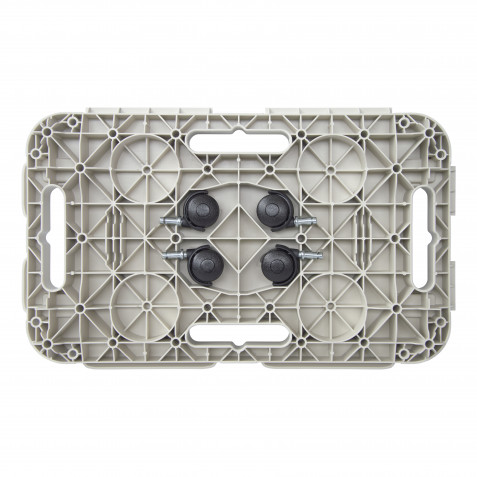 PLATAFORMA RECTANGULAR CON RUEDAS 480X290X38MM ARTPLAST - Imagen 3