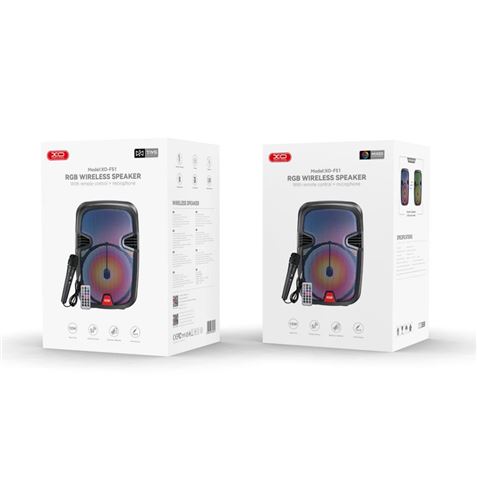 ALTAVOZ KARAOKE RGB 10W CON MICROFONO F51 XO - Imagen 3
