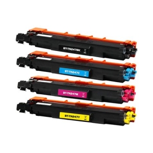 PACK 4 TONER COMPATIBLES BROTHER TN243/247 BCMY 3000 COPIAS