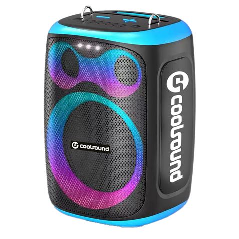 ALTAVOZ KARAOKE PORTATIL COOLSOUND BLAST 8" 300W AZUL - Imagen 2