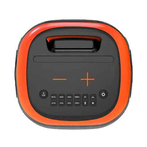 ALTAVOZ KARAOKE PORTATIL COOLSOUND BLAST PUMP 2X6.5" 350W NARANJA - Imagen 3