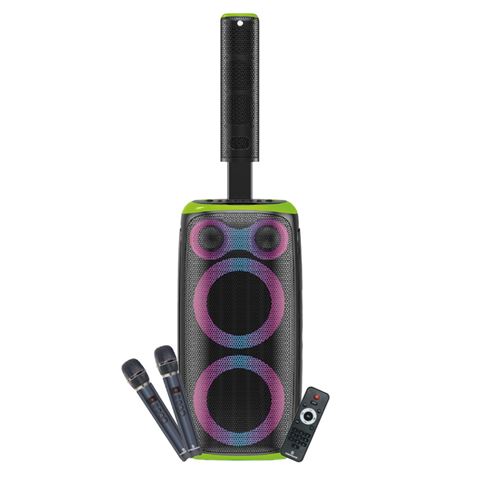ALTAVOZ KARAOKE COOLSOUND BLAST PUMP 2.1 2X6.5" + 5xTWEETERS 550W VERDE