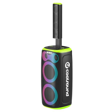 ALTAVOZ KARAOKE COOLSOUND BLAST PUMP 2.1 2X6.5" + 5xTWEETERS 550W VERDE - Imagen 2