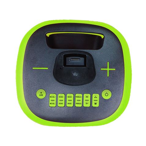 ALTAVOZ KARAOKE COOLSOUND BLAST PUMP 2.1 2X6.5" + 5xTWEETERS 550W VERDE - Imagen 3