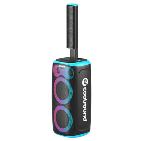 ALTAVOZ KARAOKE COOLSOUND BLAST PUMP 2.1 2X6.5" + 5xTWEETERS 550W AZUL - Imagen 2