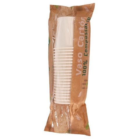 SET 20 VASO BLANCO CARTON 120CC ALGON - Imagen 2